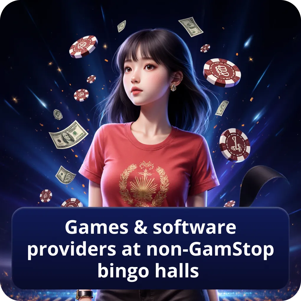 Games & software providers at non-GamStop bingo halls